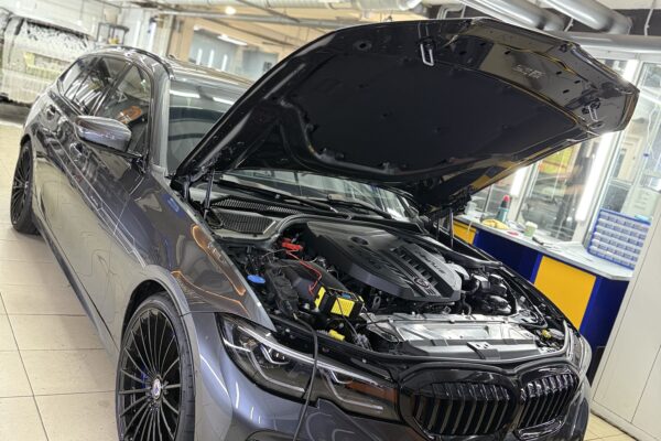 Оклейка кузова и стекла BMW ALPINA B3 Touring 359 — плёнка NAR Premium 210 — Оклейка кузова полиуретановой пленкой, фото 11 | ProTint СПб
