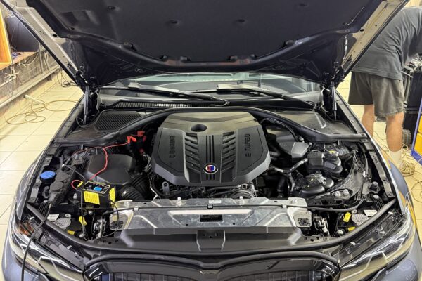 Оклейка кузова и стекла BMW ALPINA B3 Touring 359 — плёнка NAR Premium 210 — Оклейка кузова полиуретановой пленкой, фото 12 | ProTint СПб