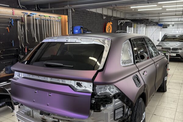 Оклейка PPF Geely Monjaro — плёнка FirePPF, NAR Windshield, Oracal — Оклейка кузова полиуретановой пленкой, фото 10 | ProTint СПб