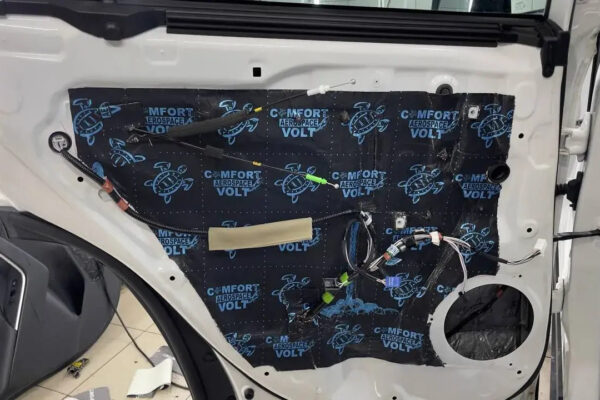 Оклейка в цветной полиуретан и шумоизоляция салона Toyota RAV4 — плёнка FirePPF и ComfortMat, фото 3 | ProTint СПб