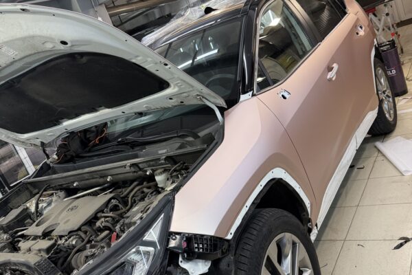 Оклейка в цветной полиуретан и шумоизоляция салона Toyota RAV4 — плёнка FirePPF и ComfortMat, фото 24 | ProTint СПб